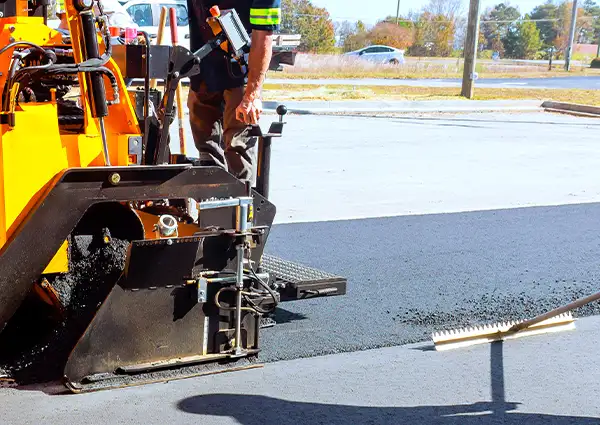 LHC asphalt paving equipment for commercial projects in the Flathead Valley