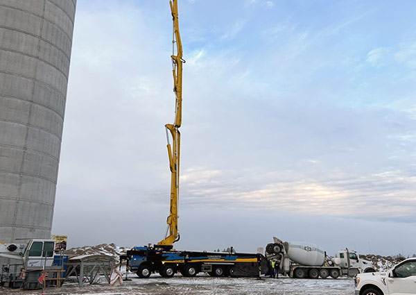 Ready mix concrete production in the Flathead Valley Montana