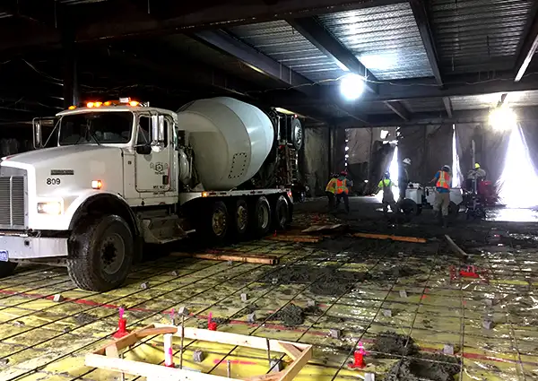 LHC ready-mix concrete production for construction projects
